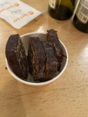 Salame di cioccolato  at Flower Burger in Turin