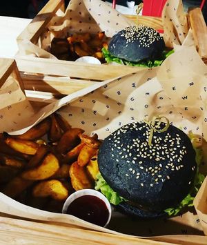 THE Flower burger, super good! at Flower Burger in Turin