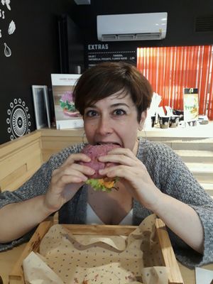 Cherry bomb at Flower Burger in Turin