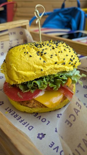 Apparently Flower burger at Flower Burger in Turin