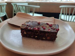 Vegan rocky road at Fig and Sparrow in Manchester