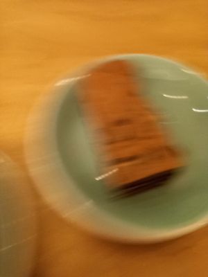 Blurry Oreo tray bake at Fig and Sparrow in Manchester
