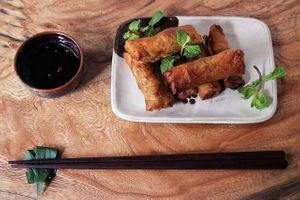 Organic Spring Rolls  at KOLO in Hoi An