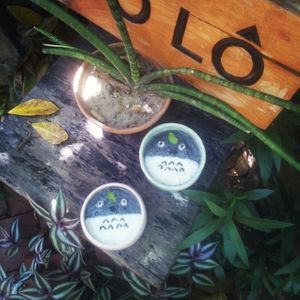 totoro mousse (black sesame, coconut milk, molasses), for 25k at KOLO in Hoi An