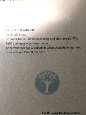 Go green cafe  at KOLO in Hoi An