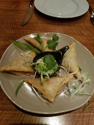 Samosas at Rote Rübe in Oberndorf In Tirol