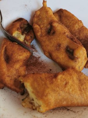 Gebackene Banane at Chandni in Berlin
