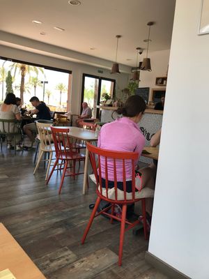 Front facing water  at Organic Cafe in Fuengirola