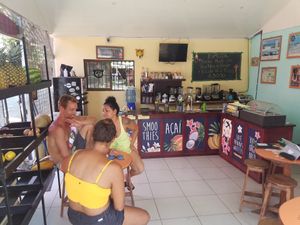 Inside at Frutas y Tablas in Jaco