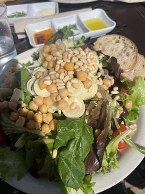 Modified salad to be vegan.  at Urth Caffe in Laguna Beach