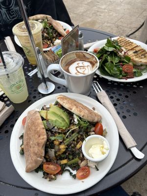 Paradise Salad  at Urth Caffe in Laguna Beach