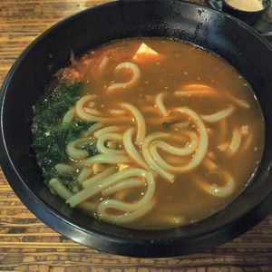 Tofu ramen with spinach at Gu Ramen Taps and Tapas in Laguna Beach