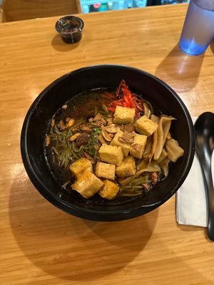 Kale tofu ramen  at Gu Ramen Taps and Tapas in Laguna Beach