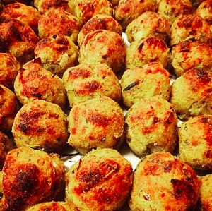 Gørilla balls with tzatziki sauce! at Gorilla in Turin