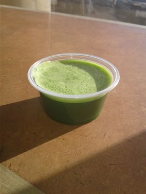 Wheatgrass shot at Juice It Up - Iris Ave in Moreno Valley
