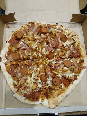 Meat cravers at Harry's Gourmet Pizza in Adamstown