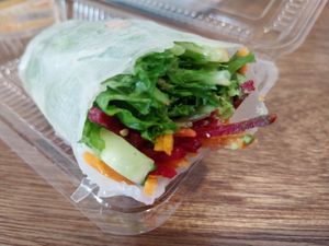 Veg avocado rice paper roll at Peko Peko in Dunsborough