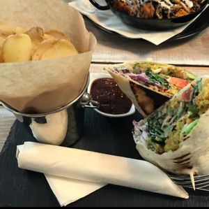 wrap at Veggiezz - Alserbachstr in Vienna