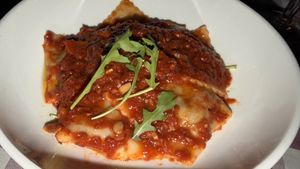 Monthly special ravioli ciambotta 😍 at Pia's Trattoria in Gulfport