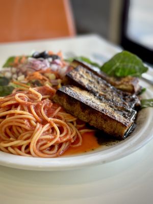 Tofu Steak Dinner  at Mama Says in Torrance