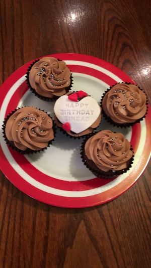 Birthday cupcakes :) at Veggie Vibez in Ashton Under Lyne