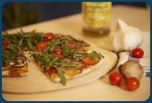 Pizza at Veganel in Nuremberg