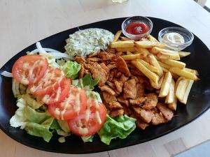 Gyros at Veganel in Nuremberg