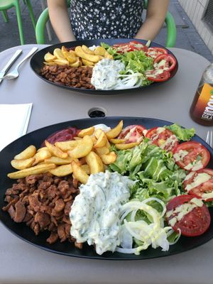 Vegan Gyros at Veganel in Nuremberg