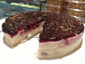 Cheesecake at Pasteleria Marian in Guadalajara