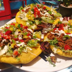 Pan frito estilo indio navajo at Pasteleria Marian in Guadalajara