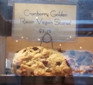 One of the many vegan bakery items at Hideaway Bakery in Eugene