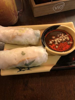 Summer rolls  at Bonjour Saigon in Cologne