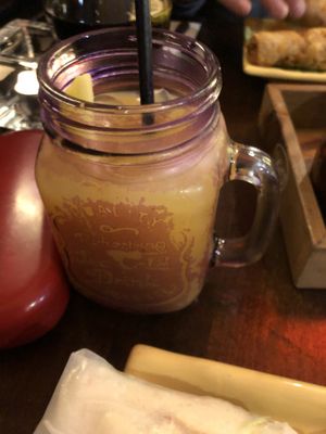 Ginger orange ice tea  at Bonjour Saigon in Cologne