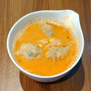 Sichuan dan dan noodle with dumpling 四川水餃擔擔麵 at Oriental Vegetarian 東方素 in Hong Kong Island