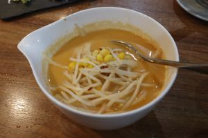 Sichuan Dan Dan Noodles With Dumplings.  at Oriental Vegetarian 東方素 in Hong Kong Island