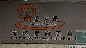   at Oriental Vegetarian 東方素 in Hong Kong Island