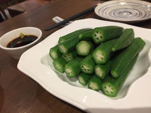 Okra  at Oriental Vegetarian 東方素 in Hong Kong Island