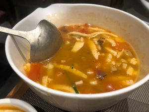 Tom Yum Soup  at Oriental Vegetarian 東方素 in Hong Kong Island