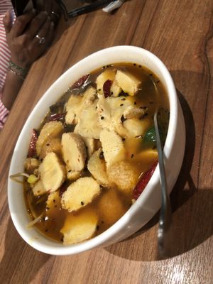Mushroom soup at Oriental Vegetarian 東方素 in Hong Kong Island