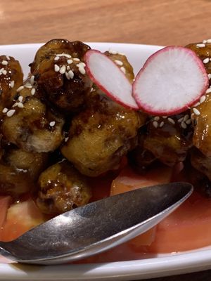 Mushroom dish at Oriental Vegetarian 東方素 in Hong Kong Island