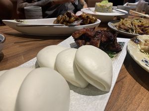 Pork buns at Oriental Vegetarian 東方素 in Hong Kong Island