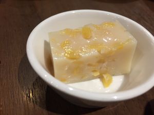 Dessert: Split Pea Pudding at Oriental Vegetarian 東方素 in Hong Kong Island