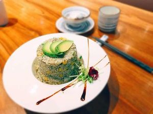 Rice at Oriental Vegetarian 東方素 in Hong Kong Island