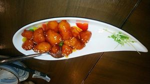 Sweet n sour at Oriental Vegetarian 東方素 in Hong Kong Island