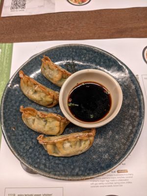Vegetable gyoza at Wagamama - Meadowhall in Sheffield