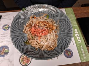 Vegan noodles at Wagamama - Meadowhall in Sheffield