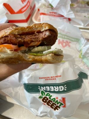 Plant Beef at MAX - Vasagatan in Stockholm