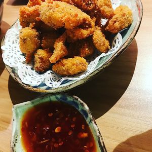 Fried monkey head mushrooms the best thing ever at Simple Life - Pavilion Elite in Kuala Lumpur