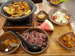 Organic beancurd hotpot. at Simple Life - Pavilion Elite in Kuala Lumpur