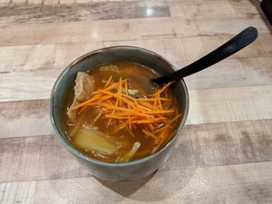 Tom yum with brown rice bee hoon at Simple Life - Pavilion Elite in Kuala Lumpur